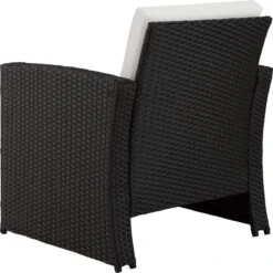 Tectake - Wicker Zitgroep Tuinset Lucca - Zwart - 404131 -Buitentuinwinkel 1200x1198 63