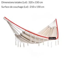 Detex Hangmat Met Franjes - 320x150cm – Belastbaar Tot 300kg Beige 13 Detex Hangmat Met Franjes - 320x150cm – Belastbaar Tot 300kg Beige -Buitentuinwinkel 1200x1198 73