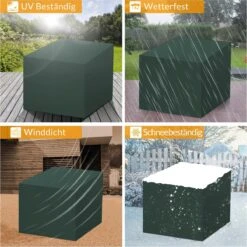 Kingsleeve Tuinmeubelhoes - Beschermhoes - Weerbestendig -308x138x89cm - Groen -Buitentuinwinkel 1200x1199 33