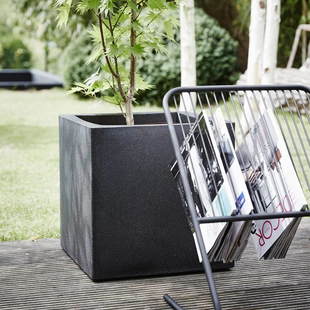 Capi Europe - Bloempot Vierkant Smooth NL - 50x50x50 - Zwart - Voor Binnen En Buiten - KBL904 21 Capi Europe - Bloempot Vierkant Smooth NL - 50x50x50 - Zwart - Voor Binnen En Buiten - KBL904 - Afbeelding 19