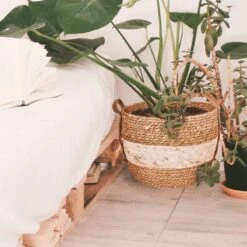 Merkloos Plantenmand 30x22cm Naturel Bruin – Multifunctionele Mand – Handgemaakt – Planten-houder – Planten Accessoires – Planten Mand -Buitentuinwinkel 1200x1200 1030