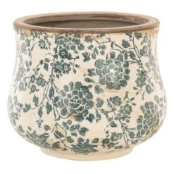 Clayre & Eef Bloempot Ø 21x17 Cm Beige Groen Keramiek Rond Bloemen Bloempot Binnen Plantenpot Plant Pot 9 Clayre & Eef Bloempot Ø 21x17 Cm Beige Groen Keramiek Rond Bloemen Bloempot Binnen Plantenpot Plant Pot -Buitentuinwinkel 1200x1200 1059