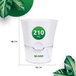 SKYARD® 3 Stuks Zelfwaterende Bloempot Maat M – Milieuvriendelijk Watergeefsysteem Kamerplanten – Zelfwatergevende Pot – Bloempot Met Waterreservoir – Selfwatering Pot – Wit -Buitentuinwinkel 1200x1200 1069