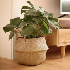 Plantenmand 35x35cm Naturel Extra Groot | Multifunctionele Mand | Handgemaakt | Planten-houder | Planten Accessoires | Planten Mand -Buitentuinwinkel 1200x1200 1107