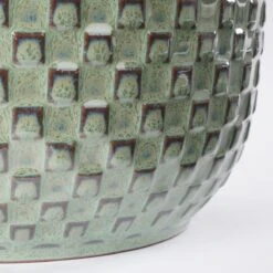 Mica Decorations Daan Bloempot - H17,5 X Ø19 Cm - Groen -Buitentuinwinkel 1200x1200 1115