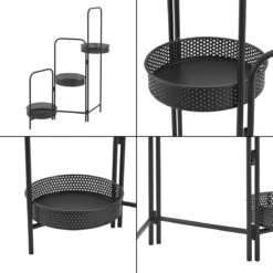 Plantenstandaard Vrasene Metaal 75x68x20 Cm Zwart -Buitentuinwinkel 1200x1200 1151