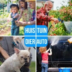 Strex Flexibele Tuinslang 15M Met Sproeikop - Uitrekbaar - Incl. Koppelingen, Ophanghaak & Opbergzak 16 Strex Flexibele Tuinslang 15M Met Sproeikop - Uitrekbaar - Incl. Koppelingen, Ophanghaak & Opbergzak -Buitentuinwinkel 1200x1200 125