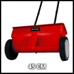 Einhell Strooiwagen GC-SR 12 (12 L - 45 Cm Strooibreedte - Dubbele Duwstang - Kliksluiting Aan Beide Zijden - Verstelhendel - Corrosiebestendige Rol - Behuizing Van Breukvast Kunststof) -Buitentuinwinkel 1200x1200 1263