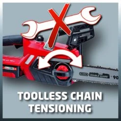 Einhell Accu Kettingzaag GE-LC 18 Li Kit (1x3,0Ah) Power X-Change (Li-Ion - 18 V - 25 Cm Zwaardlengte - 23 Cm Snijlengte - Terugslagbescherming - Kettingvangbout - Incl. 3,0 Ah Accu En Lader) -Buitentuinwinkel 1200x1200 1298
