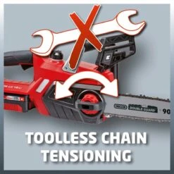 Einhell Accu Kettingzaag GE-LC 18 Li Kit (1x3,0Ah) Power X-Change (Li-Ion - 18 V - 25 Cm Zwaardlengte - 23 Cm Snijlengte - Terugslagbescherming - Kettingvangbout - Incl. 3,0 Ah Accu En Lader) -Buitentuinwinkel 1200x1200 1302