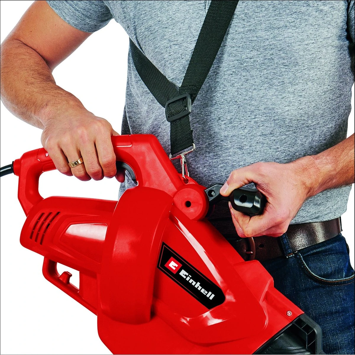 Einhell Elektrische Bladblazer GC-EL 3024 E (blazen, Zuigen & Versnipperen, Zuigbuis Ø75 Mm, Zuigkracht 650 M³/h, Hakselfunctie 10:1, Blaassnelheid 240 Km/h, Opvangzak 40 L) 11 Einhell Elektrische Bladblazer GC-EL 3024 E (blazen, Zuigen & Versnipperen, Zuigbuis Ø75 Mm, Zuigkracht 650 M³/h, Hakselfunctie 10:1, Blaassnelheid 240 Km/h, Opvangzak 40 L) - Afbeelding 9