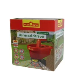 WOLF-Garten Universele Handstrooier WE-B - Strooibreedte Instelbaar 0.5 M-2.5m - Batterij Aandrijving - Inhoud 3 Liter -Buitentuinwinkel 1200x1200 1436