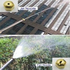 Merkloos Hogedruk-waterjet-Waterspuit-tuinslang | Spuitpistool Aansluiting Op Tuinslang | Hogedruk Waterpistool, Bevestiging Voor Tuinsproeier- Auto Wassen- Terras/tuin Reiniger -Buitentuinwinkel 1200x1200 1527
