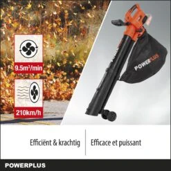Powerplus Dual Power POWDPG75270 Bladblazer - Bladzuiger En -versnipperaar - Brushless - Blazen - Zuigen - Versnipperen - Excl. Accu En Lader - Incl. Opvangzak 45L -Buitentuinwinkel 1200x1200 1606