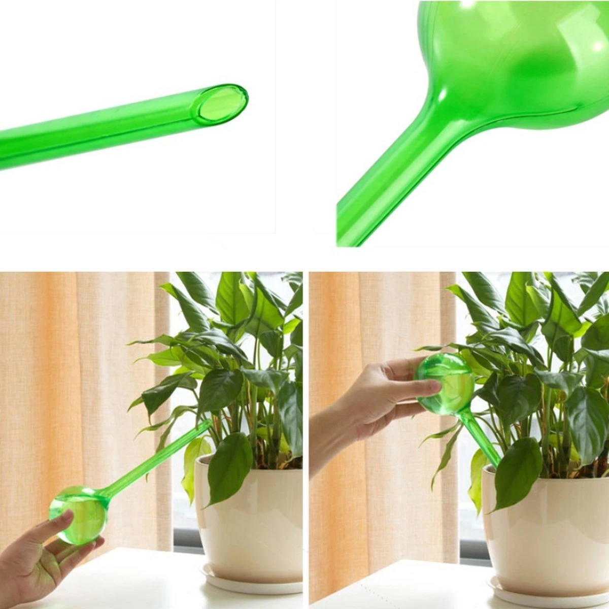 Druppelsysteem 12 Stuks Waterdruppelaar Voor Planten - Waterafgiftesysteem Voor 2 Weken - Beregening Voor Kamerplanten 5 Druppelsysteem 12 Stuks Waterdruppelaar Voor Planten - Waterafgiftesysteem Voor 2 Weken - Beregening Voor Kamerplanten - Afbeelding 3