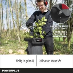 Powerplus POWEG5011 Elektrische Hakselaar Versnipperaar - 2400W - Max. Ø40mm - Incl. Duwstok, Wielen En 50L Opvangzak - Heggen, Bomen En Haag - Tuinonderhoud -Buitentuinwinkel 1200x1200 1638