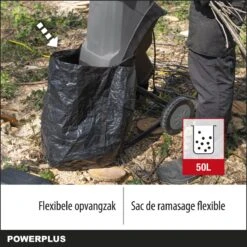 Powerplus POWEG5011 Elektrische Hakselaar Versnipperaar - 2400W - Max. Ø40mm - Incl. Duwstok, Wielen En 50L Opvangzak - Heggen, Bomen En Haag - Tuinonderhoud -Buitentuinwinkel 1200x1200 1640