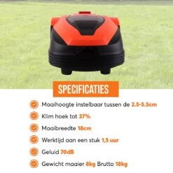 Zoef Robot Robotmaaier Betsie Met APP <1400 M2 -Buitentuinwinkel 1200x1200 1878