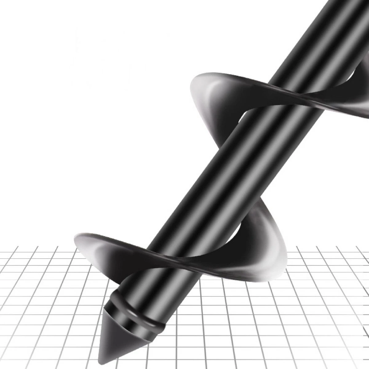 Merkloos Grondboor - Grondboor Voor Boormachine - Bollenplanter - Palenboor - Boor - Tuin - 60 Cm - 8 CM 5 Merkloos Grondboor - Grondboor Voor Boormachine - Bollenplanter - Palenboor - Boor - Tuin - 60 Cm - 8 CM - Afbeelding 3