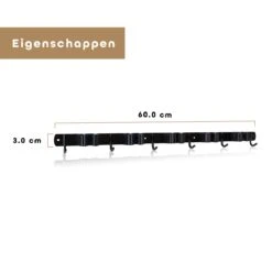 Bezem Ophangsysteem – Bezemhouder – Tuingereedschap – RVS – 5 Houders – 6 Haken - BAULK® -Buitentuinwinkel 1200x1200 1938