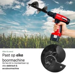 MaatWorkz - Grondboor - 25 CM - Boormachine - Bollenplanter - Moestuin - Palenboor - Boor - Tuin -Buitentuinwinkel 1200x1200 1947