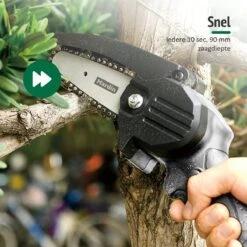 Mardin Mini Kettingzaag - Snoeizaag - Kettingzaag - Kettingzaag Electrisch Met 2 Accu - Inclusief Koffer - 1 Extra Accu - Grijs -Buitentuinwinkel 1200x1200 1988