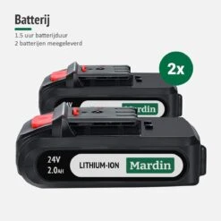 Mardin Mini Kettingzaag - Snoeizaag - Kettingzaag - Kettingzaag Electrisch Met 2 Accu - Inclusief Koffer - 1 Extra Accu - Rood -Buitentuinwinkel 1200x1200 1997