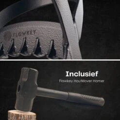 Flowkey® Houtklover - Houtsplijter Bijl - Houtkliever Kloofwig Gietijzer - Voor Hout & Aanmaakhout - Inclusief Gratis Hamer -Buitentuinwinkel 1200x1200 1999