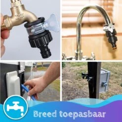 Summer Spark Universele Waterdief 14 – 20mm - Kraanstuk - Adapter Binnenkraan - Ook Geschikt Voor Gardena - Slangkoppeling -Buitentuinwinkel 1200x1200 20