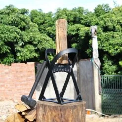 Lighted Lifestyle™| Houtklover Voor Aanmaakhout Incl. Kloofhamer - Houtsplijter - Houtkliever - Snel Haardhout - Gietijzer - Incl. Schroeven 15 Lighted Lifestyle™| Houtklover Voor Aanmaakhout Incl. Kloofhamer - Houtsplijter - Houtkliever - Snel Haardhout - Gietijzer - Incl. Schroeven -Buitentuinwinkel 1200x1200 2035