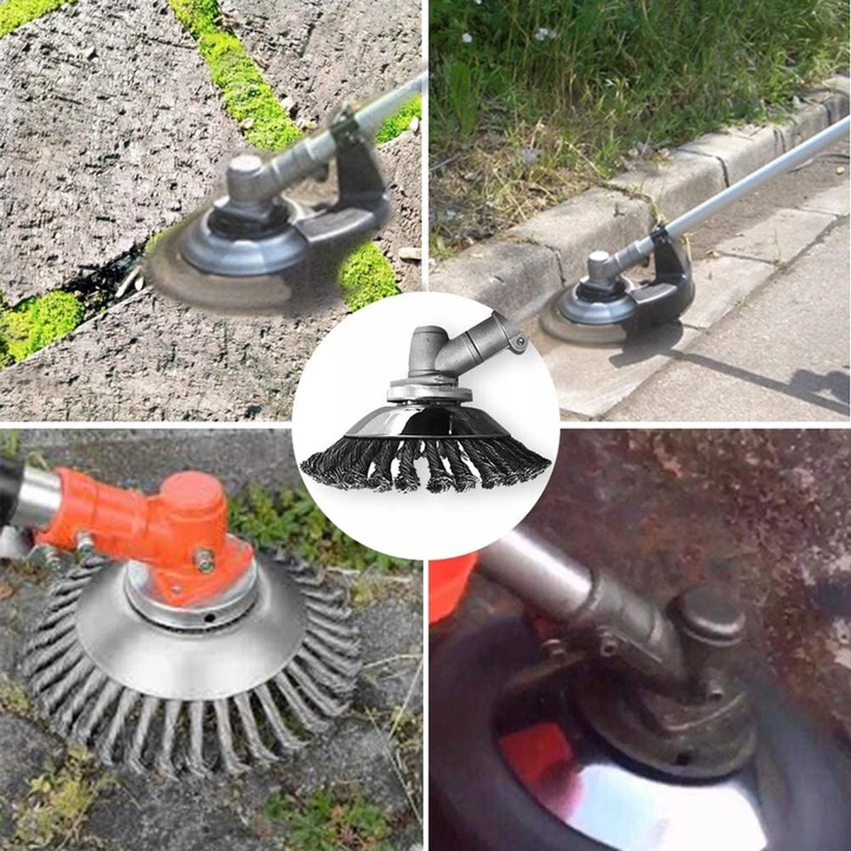 Merkloos Onkruidborstel - Voegenborstel - Elektrisch - Bosmaaier - Staalborstel - Universeel - 20cm 5 Merkloos Onkruidborstel - Voegenborstel - Elektrisch - Bosmaaier - Staalborstel - Universeel - 20cm - Afbeelding 3