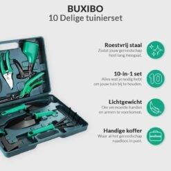 Tuinierset 10 Delig Met Complete Gereedschapskoffer Set Inclusief Tuinschaar, Handschep, Handhark, Plantenspuit, Haakvormige Voegenkrabber, Bloemenschepje, Bloemenschaar, Grasschaar En Heggenschaar 17 Tuinierset 10 Delig Met Complete Gereedschapskoffer Set Inclusief Tuinschaar, Handschep, Handhark, Plantenspuit, Haakvormige Voegenkrabber, Bloemenschepje, Bloemenschaar, Grasschaar En Heggenschaar -Buitentuinwinkel 1200x1200 2118