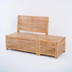 Kleine Teakhouten Tuinbank Met Opbergruimte - 100 X 60 X 90 Cm - Duurzaam Teakhout - Blijft Strak En Mooi - Sterke Constructie Om Lang Mee Te Gaan -Buitentuinwinkel 1200x1200 2188