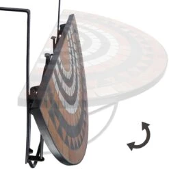 Tectake - Balkontafel Mozaïek Klapbaar - 402774 -Buitentuinwinkel 1200x1200 2221