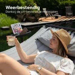 Vita5 Hangmat Met Standaard En Spreidstok – 2 Persoons – Incl. Bekerhouder - Afneembaar Kussen – Uv-bestendig – Lichtgrijs 22 Vita5 Hangmat Met Standaard En Spreidstok – 2 Persoons – Incl. Bekerhouder - Afneembaar Kussen – Uv-bestendig – Lichtgrijs -Buitentuinwinkel 1200x1200 2230