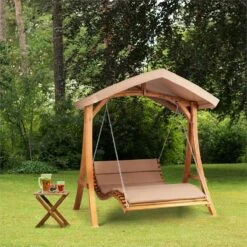 Bermuda Hollywoodschommel Tuinschommelbank 130 Cm 2-zits Zonneluifel -Buitentuinwinkel 1200x1200 2262