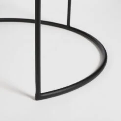 Mica Decorations Leandro Bijzettafel - Set Van 2 - H45 X Ø45 Cm - Zwart -Buitentuinwinkel 1200x1200 2277