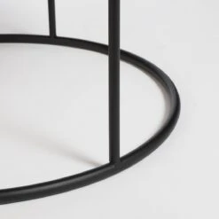 Mica Decorations Leandro Bijzettafel - Set Van 2 - H45 X Ø45 Cm - Zwart -Buitentuinwinkel 1200x1200 2278