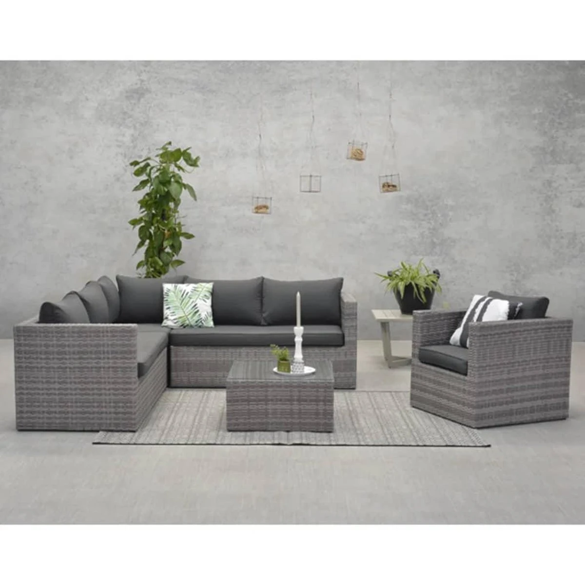 Garden Impressions Montana Loungeset - Organic Grey 7 Garden Impressions Montana Loungeset - Organic Grey - Afbeelding 5