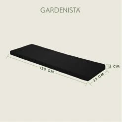 Gardenista Tuinbank Kussen - Bank Meubilair Buiten 2-zitter ZitKussen - Bankkussen Voor Tuin - Zitkussen Voor Tuinbank - Zachte En Lichtgewicht Waterbestendig Materiaal -Buitentuinwinkel 1200x1200 2422