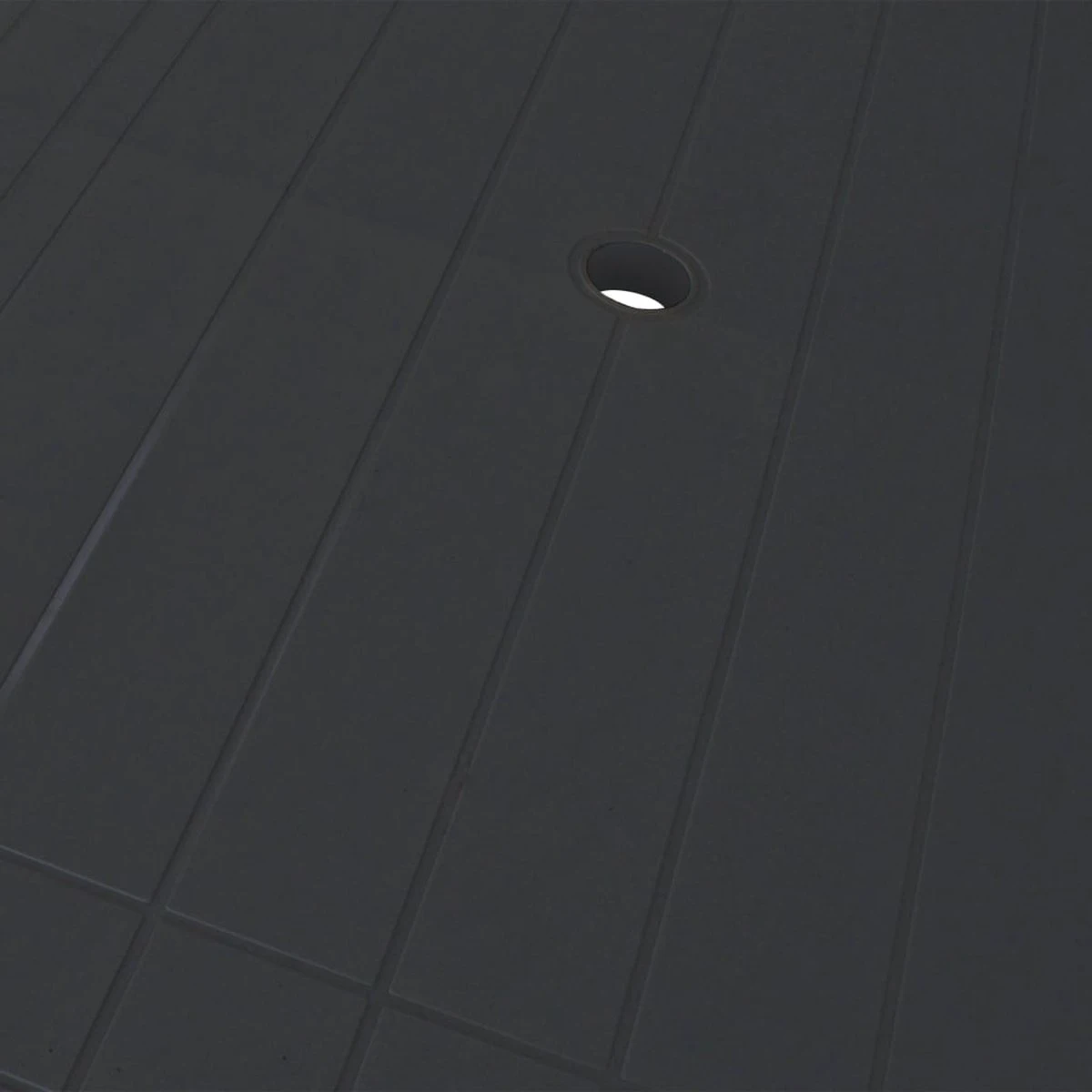 VidaXL Tuintafel 126x76x72 Cm Kunststof Antraciet 9 VidaXL Tuintafel 126x76x72 Cm Kunststof Antraciet - Afbeelding 7