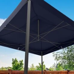 LifeGoods Partytent - 3x3 M - Easy Up - Opvouwbaar - Waterdicht - Draagtas Met Wieltjes - Donkerblauw -Buitentuinwinkel 1200x1200 2492