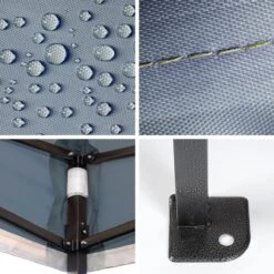 LifeGoods Partytent - 3x3 M - Easy Up - Opvouwbaar - Waterdicht - Draagtas Met Wieltjes - Donkerblauw -Buitentuinwinkel 1200x1200 2496