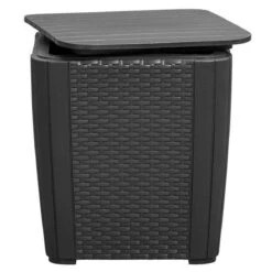 ALLIBERT Keter Luzon Opbergtafel - 39x39x43cm - Donkergrijs -Buitentuinwinkel 1200x1200 2499