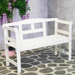 SenS-Line Friesen Tuinbank - Hout - Wit -Buitentuinwinkel 1200x1200 2526