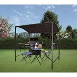 Merkloos Barbecue Overkapping Afm. 233 X 145 Cm Zwart -Buitentuinwinkel 1200x1200 2533