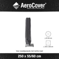 AeroCover Parasolhoes - Zweef Parasols - Grijs - 250x55 Cm (HxB) -Buitentuinwinkel 1200x1200 2587