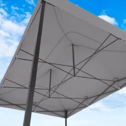 LifeGoods Partytent - 3x4.5 M - Zijwanden - Easy Up - Opvouwbaar - Waterdicht - Draagtas Met Wieltjes - Donkergrijs -Buitentuinwinkel 1200x1200 2599