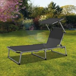 Sens Design Zonnebed - Ligbed Inklapbaar Met Zonneklep - Grijs 14 Sens Design Zonnebed - Ligbed Inklapbaar Met Zonneklep - Grijs -Buitentuinwinkel 1200x1200 2639