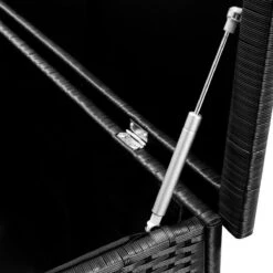 Casaria Wicker Opbergbox - Waterdicht 121,5cm Met Wielen - Grijs -Buitentuinwinkel 1200x1200 2731